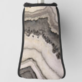 Marmorgranitstruktur Schwarz-weißes Agera Golf Headcover (Rotieren 90)