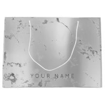 Marmorgraue Metallic Steel Lux Abstrakt Silver