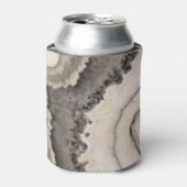 Marmorgraues Granit Schwarz-weißer Agerstein Dosenkühler (Kanne Vorderseite)