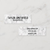 Marmorgrunge Mini Visitenkarte (Vorne/Hinten)