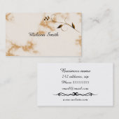 Marmorhintergrund Visitenkarte (Vorne/Hinten)