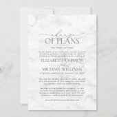 Marmorhochzeit Datum der Zurückstellung Save the D Save The Date (Vorderseite)