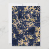 Marmorhochzeit Einladung (Rückseite)