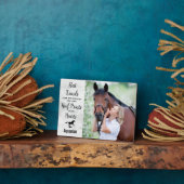 Marmorhüttendrucke auf unserem Herz-Pferd-Gedenkma Fotoplatte (Seite)