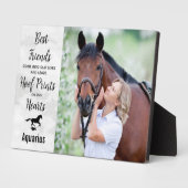 Marmorhüttendrucke auf unserem Herz-Pferd-Gedenkma Fotoplatte (Seite)