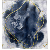 marmoriert duschvorhang (Vorderseite)