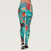 marmoriert leggings (Rückseite)