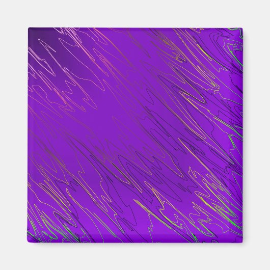 Marmoriert Lila Magnet (Vorne)