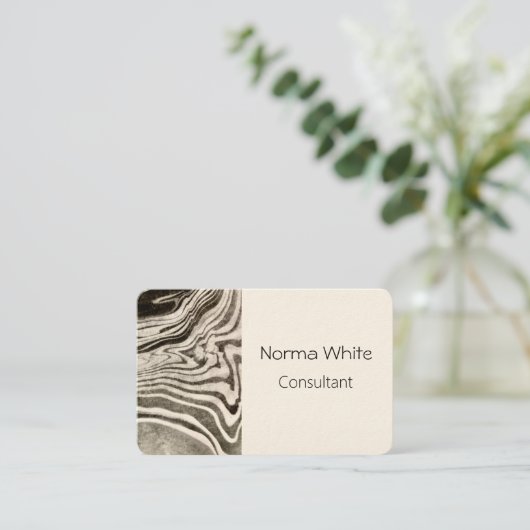 marmoriert visitenkarte (Stehend Vorderseite)