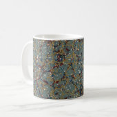 Marmorierte abstrakte Malerei Kaffeetasse (Vorderseite Links)