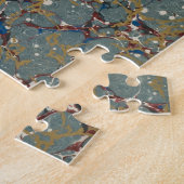 Marmorierte abstrakte Malerei Puzzle (Seite)