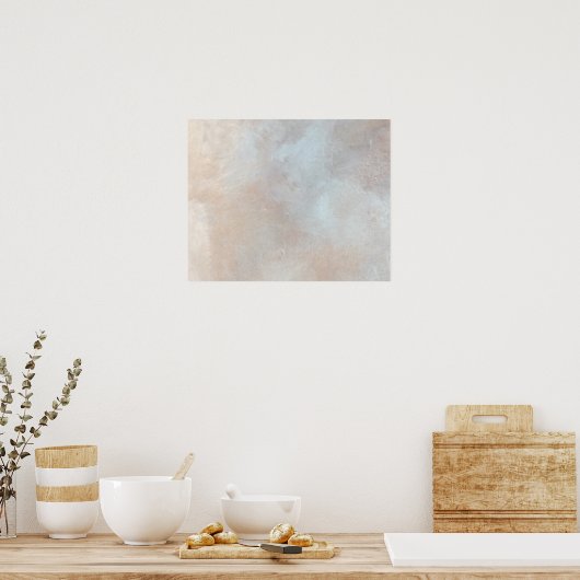 Marmorierte Creme-Background-Plakat Textur Marmor Poster (Küche)