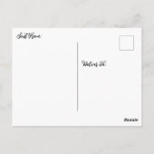 Marmorierte Farbluftigkeit Kunst Postkarte (Rückseite)