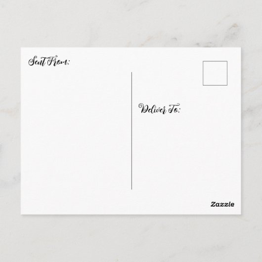 Marmorierte Farbluftigkeit Kunst Postkarte (Rückseite)