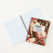 Marmorierte Komposition Buchpinke individuell anpa Notizblock (Innenseite)