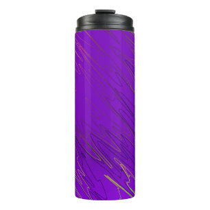 Marmorierte Lila Wärmeleiter Thermosbecher
