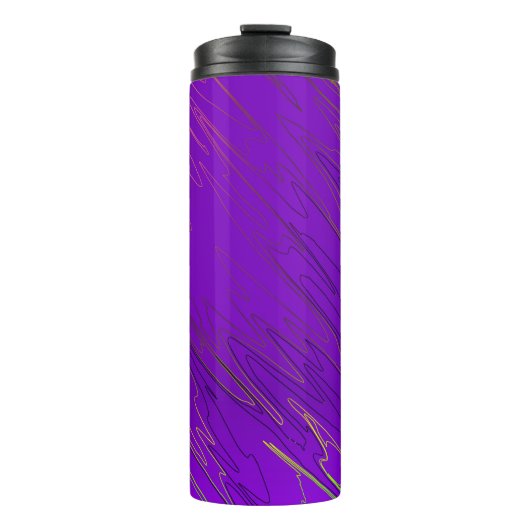 Marmorierte Lila Wärmeleiter Thermosbecher (Vorderseite)