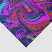 Marmorierte Magenta, Abstrakte Kunst in Blau und R Seidenpapier (Ausschnitt)