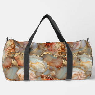 Marmorierte Muschel Große Duffeltasche Duffle Bag