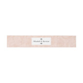 Marmorierte Rose Einladungsbanderole (Flach)