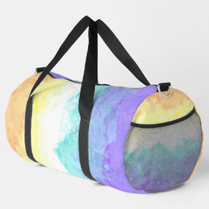 Marmorierte Swirly Boho Abstract Genderfaun Pride- Duffle Bag