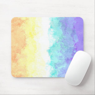 Marmorierte Swirly Boho Abstract Genderfaun Pride- Mousepad