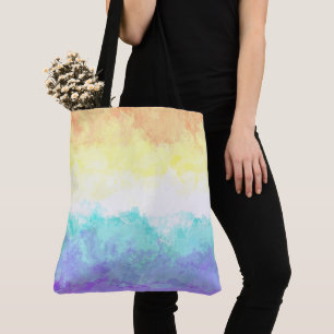 Marmorierte Swirly-Boho-Abstract-Genderfaun-Pride- Tasche