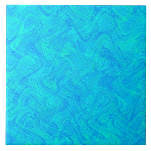 Marmoriertes Blaues Muster Fliese (Vorderseite)