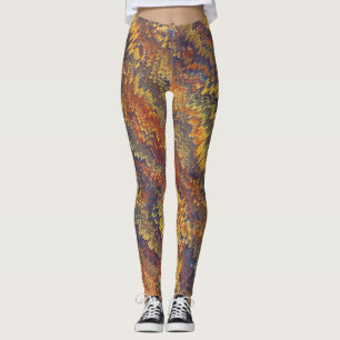 Marmoriertes Buch Vorsatzpapier Farbige Leggings