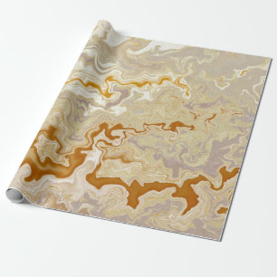 Marmoriertes Gold Geschenkpapier