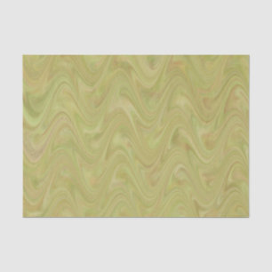 Marmoriertes Grün-Braun-Muster Seidenpapier