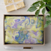 marmoriertes Osterpapier Seidenpapier (Geschenk)