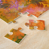 Marmorierung Herbstblätter im Oktober - schwierig Puzzle (Seite)