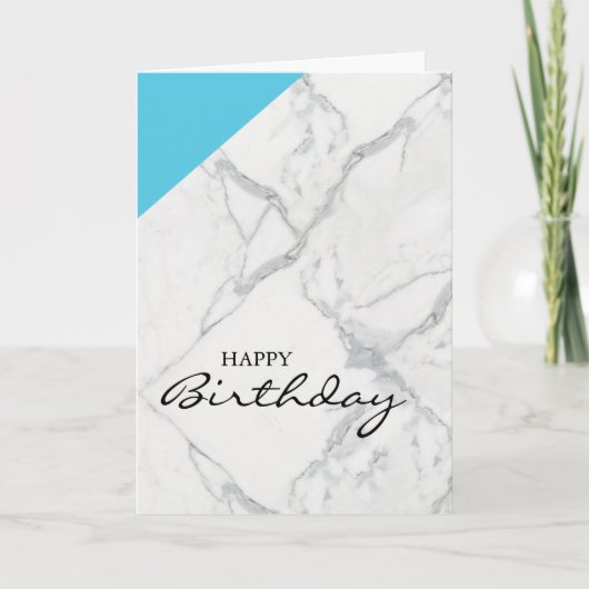 Marmorierungalles- Gute zum Geburtstagkarte Karte (Vorderseite)