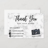Marmorkamera Danke Social Media Insert (Vorne/Hinten)