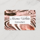 Marmorkarte Visitenkarte (Vorderseite)