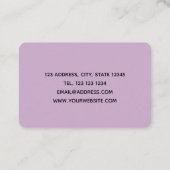 Marmorkarte Visitenkarte (Rückseite)