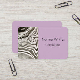 Marmorkarte Visitenkarte