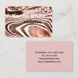 Marmorkarte Visitenkarte