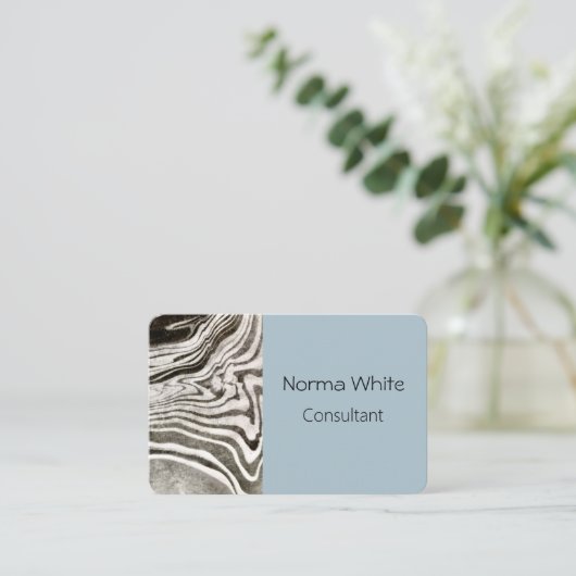 Marmorkarte Visitenkarte (Stehend Vorderseite)