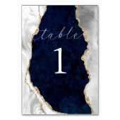 Marmorkarte, weiße und goldene Karte (Vorderseite)