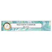 Marmorklasse Moderne Personalisiert Namensplakette (Vorderseite)