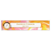 Marmorklasse Moderne Personalisiert Namensplakette (Vorderseite)