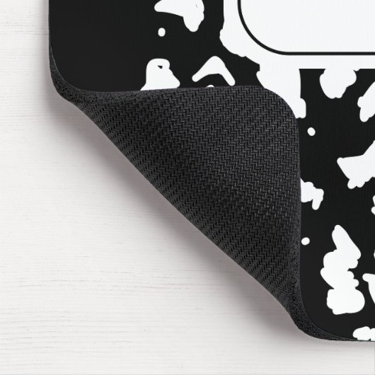 Marmorkomposition Notebook Personalisiert Mousepad (Ecke)