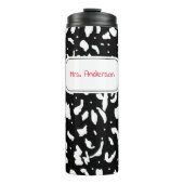 Marmorkomposition Personalisiert Thermosbecher (Vorderseite)