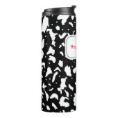 Marmorkomposition Personalisiert Thermosbecher (Nach links gedreht)