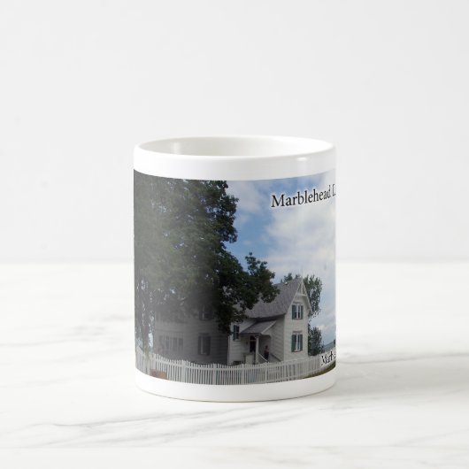 Marmorkopf-Leuchtturm-Tasse Kaffeetasse (Mittel)