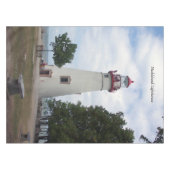 Marmorkopf Lighthouse-Tischdecke Tischdecke (Vorderseite (Horizontal))