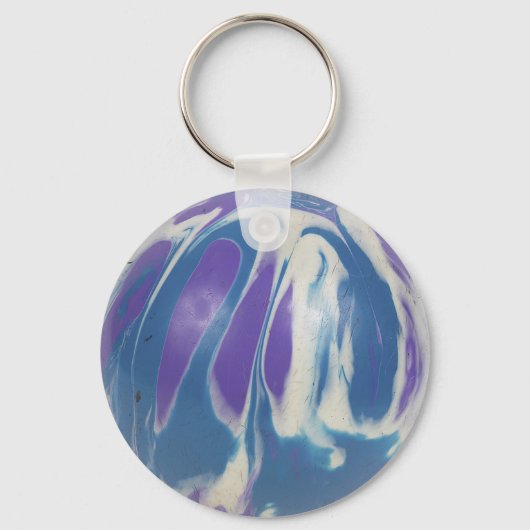 Marmorkugel Schlüsselanhänger (Vorderseite)