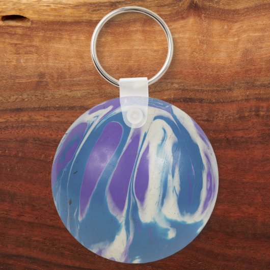 Marmorkugel Schlüsselanhänger (Vorderseite)